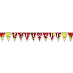 Softball Pennant Banner