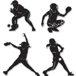 Softball Silhouettes
