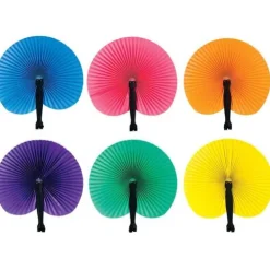 Solid Color Paper Fans