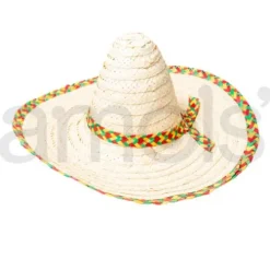 Sombrero with Straw Weave Band
