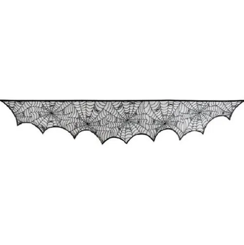 Spider Web Mantel Scarf