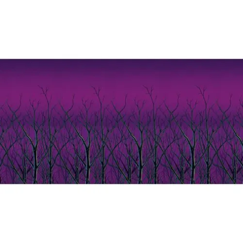 Spooky Forest Treetops Backdrop