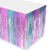 Spring Metallic Fringe Table Skirt