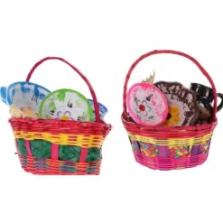Straw Basket with Jarritos