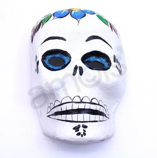 Sugar Skull Paper Mache Mask