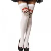 Sugar Skull Thigh Highs