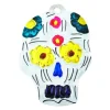 Sugar Skull Tin Ornament