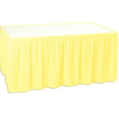 Table Skirt Yellow
