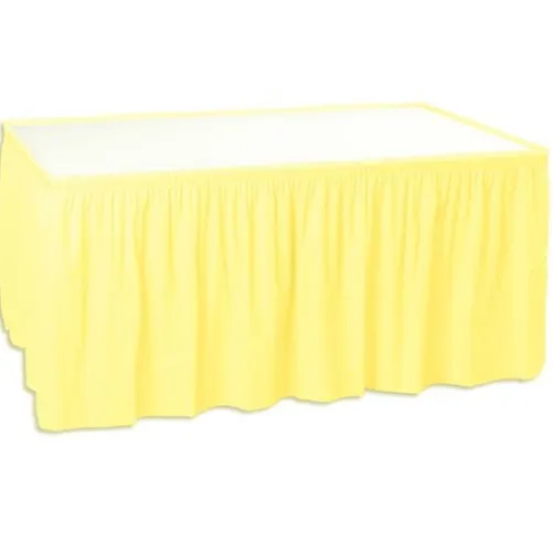 Table Skirt Yellow