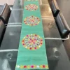 Teal Circles Table Runner