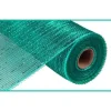 Teal Metallic Mesh Roll