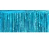 Teal Metallic Table Skirt