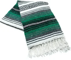 Teal Mexican Blanket