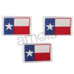 Texas Embroidered Flag Sticker