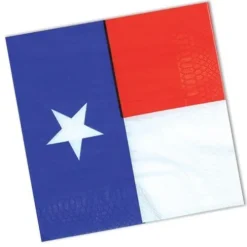 Texas Flag Luncheon Napkins