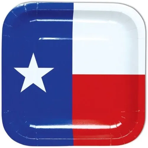 Texas Flag Plates