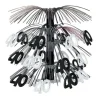40th Black & Silver Cascade Centerpiece