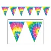 Tie Dyed Pennant Banner