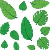 Tropical Leaf Cutouts
