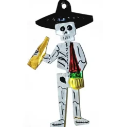 Trumpet Player Tin Ornament