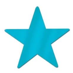 15" Turquoise Foil Star