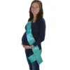Turquoise "Mom to Be" Sash