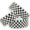 Tyvek Wristbands Black-White Checkerboard