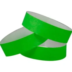 Tyvek Wristbands Lime Green