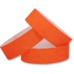 Tyvek Wristbands Orange