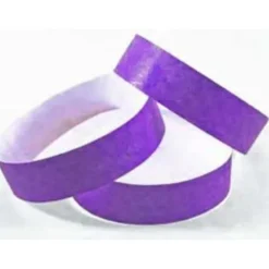 Tyvek Wristbands Purple