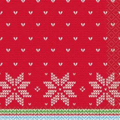 Ugly Christmas Sweater Christmas Beverage Napkins
