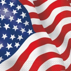 USA Flag Lunch Napkins