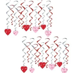 Valentines Day Heart Whirls