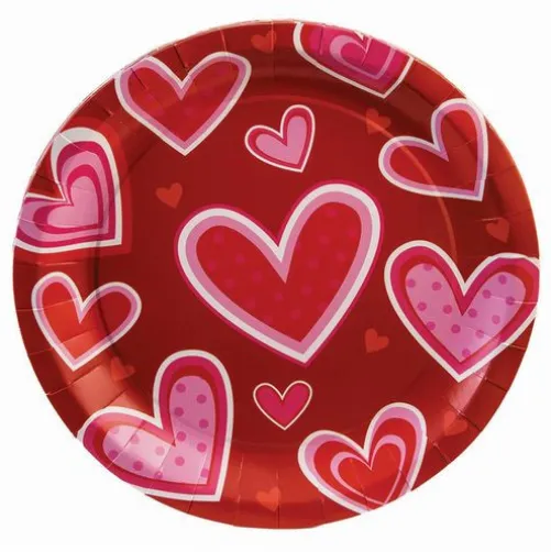 9" Valentine's Day Plates