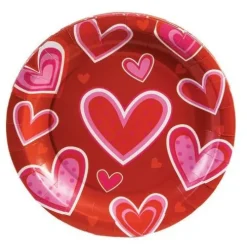 7" Valentine's Day Plates