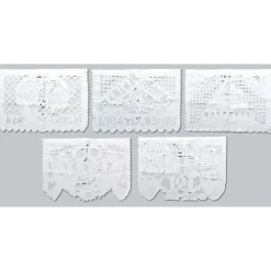 Wedding Papel Picado Banner - White