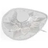 White and Silver Mariachi Sombrero
