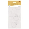 White Fabric Rose Petals