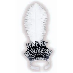 White Feather Swing Tiara