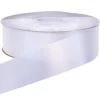 White Flora Satin Ribbon