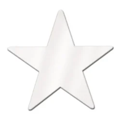 9" White Foil Star