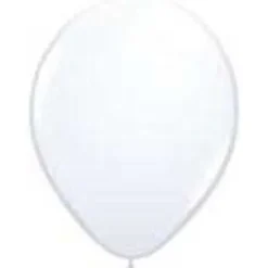 3' White Latex Balloon