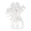 White Metallic Balloon Weight