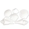 White Plastic Seashells