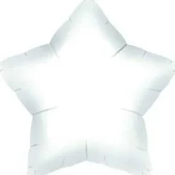 White Star Mylar Balloon