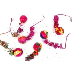 Wicker Ball Spiral Dangler