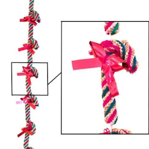 Wicker Candy Cane Garland