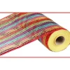 Wide Foil Stripe Mesh Roll