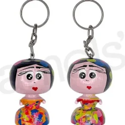 Wooden Senorita Keyring