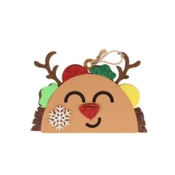 Wooden Taco Hanging Ornament